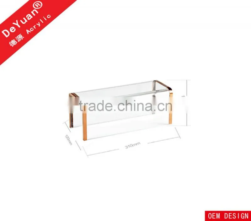 Elegant Transparent Acrylic Shoes Display Stand
