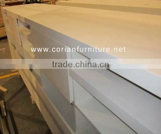 Acrylic solid surface modern retail shop furniture