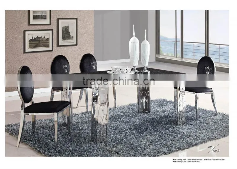 AH2191 China alibaba luxury dining table