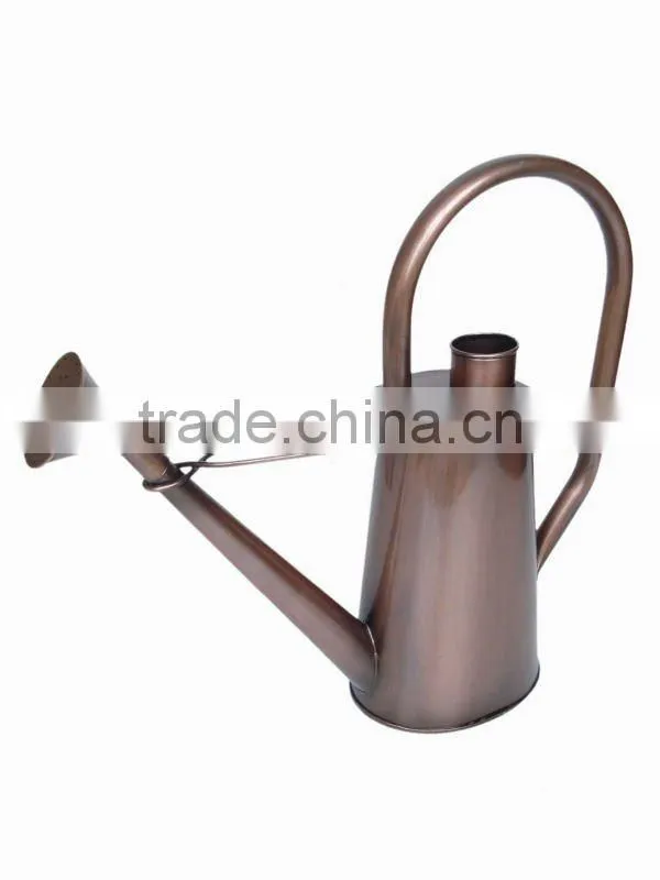 Copper Watering Can, Metal Watering Can with Copper Antique Finish