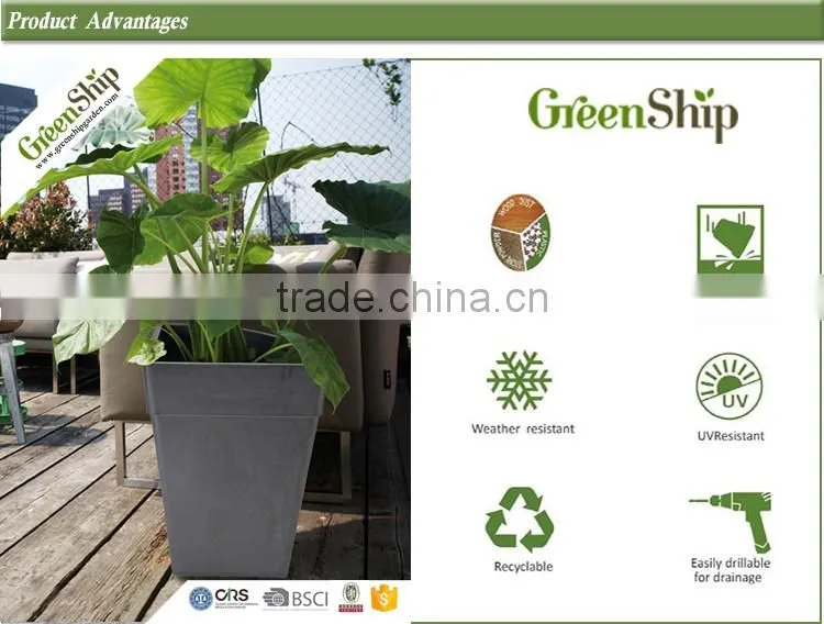 Unique And Cheap Outdoor/Indoor Christmas Decoration Flower Pot With UV Protection
