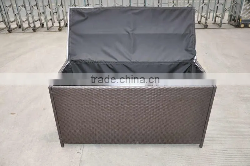 Cheap Alumi Garden PE Rattan Storage Boxs With Air Pump
