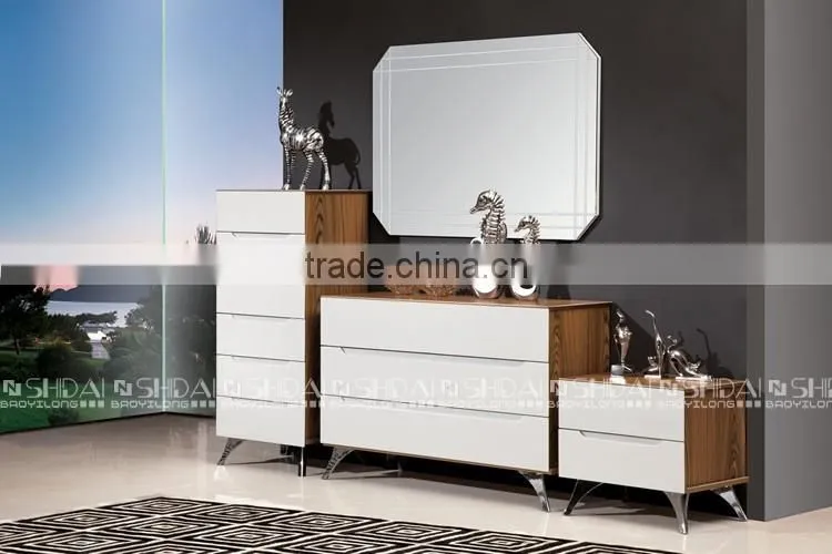 Latest Contemporary Wooden Platform Bed Designs Included Queen Size B-815