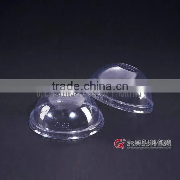 95mm Disposable clear plastic dome lids for coffee cup