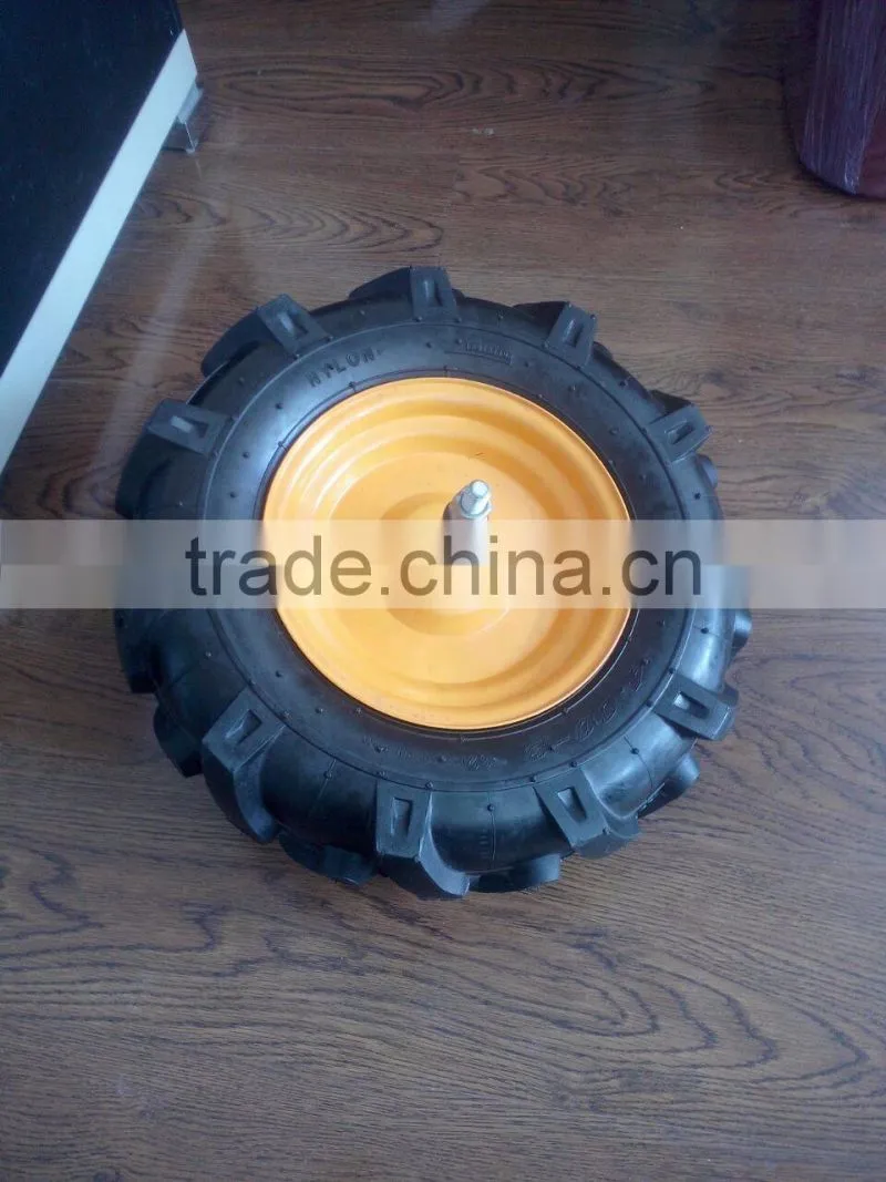 air wheel 14x4 tool cart ues wheels rubber wheel 4.00-8 with steel rim
