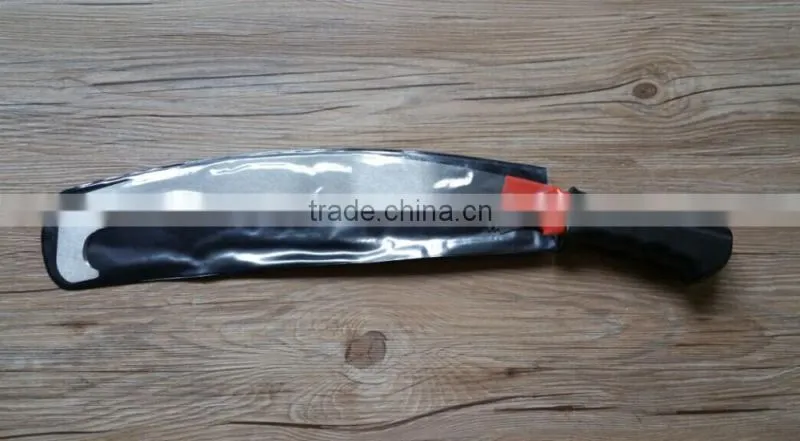 high tree cut curve pruning saw with steel and rubebr handle