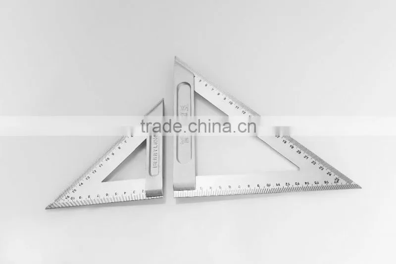 BERRYLION drawing ruler aluminium triangular scale ruler, 150mm and 200mm quality ruler