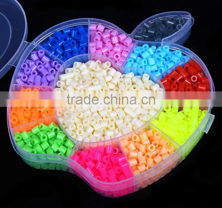 Wholesale DIY Toys Children Funny Puzzle Non-toxic Eco-friendly Plastic 5mm Mini Hama Perler Beads