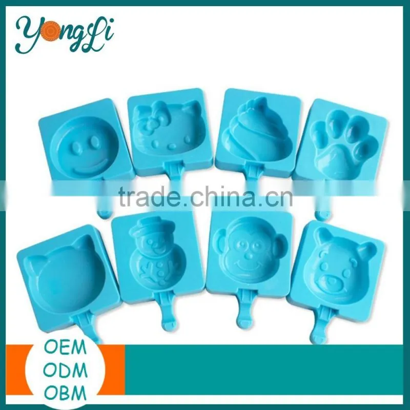 Wholesale BPA Free FDA Approved Food Grade Non Stick Mold Maker Flexible Various Color Silicone Ice Stick