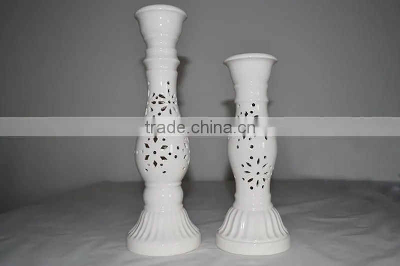 New arrivel classial design Ceramic crafts led lighting flash color