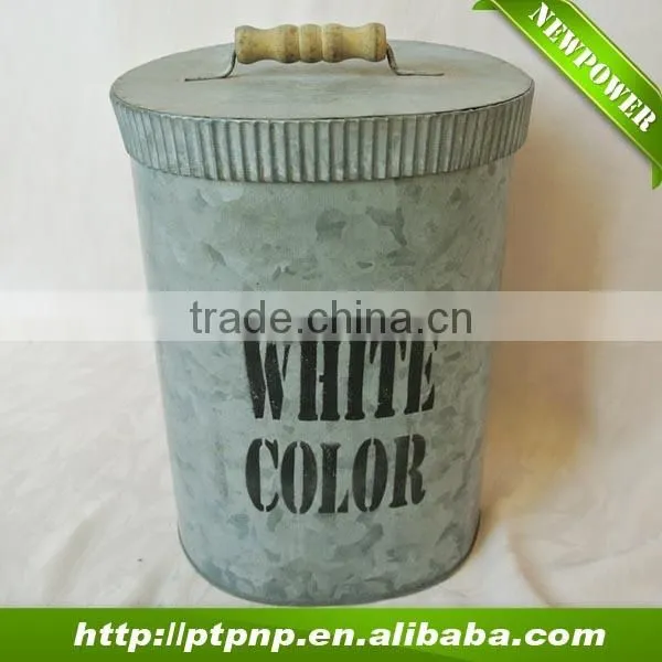Garden collection iron storage box with lids