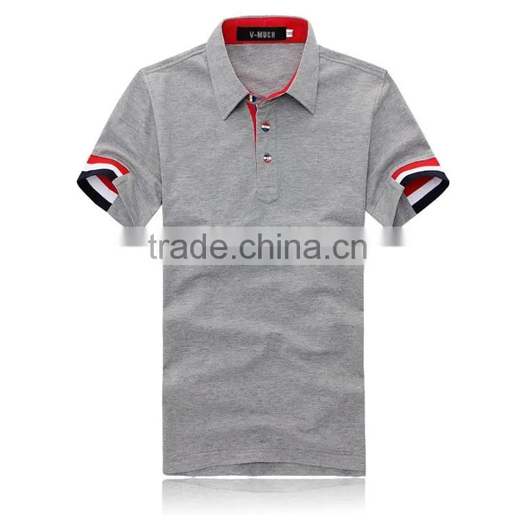2017 Fashionable 95% polyester 5% spandex polo shirts