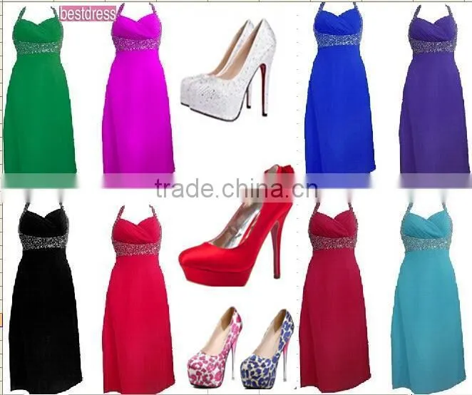 China Supplier Evening Dress Formal Party Ball Gown Prom Wedding Bridesmaid Dress