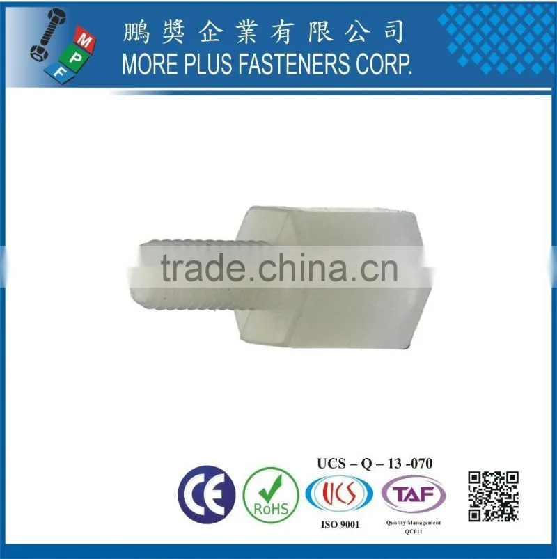 Made in Taiwan Nylon Plastic Female Male Threaded Standoff