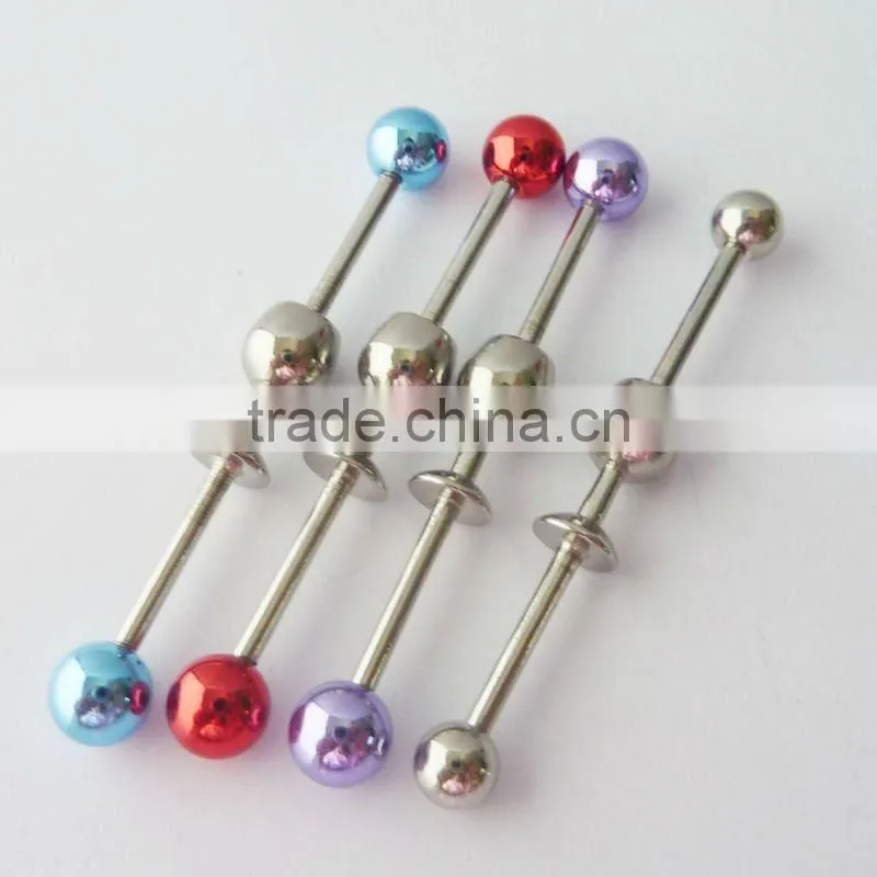 New Hot styles goblet industrial tongue barbell