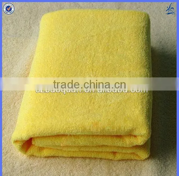 Hot sale square cheap 100% polyester microfiber towel wholesale
