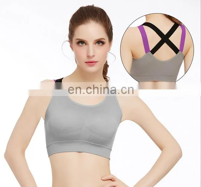 hot sex women's cheerleading sportswear sports bra yoga bra