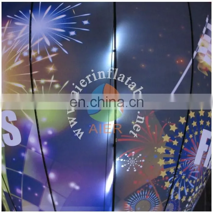 Beautiful advertising inflatable helium hot firework air balloon for sale