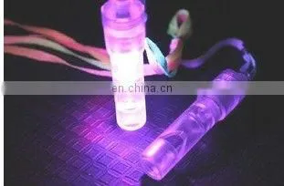 plastic LED flashing light Whistle