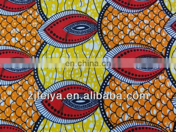 2014 new design 100% cotton high quality African wax printed fabric
