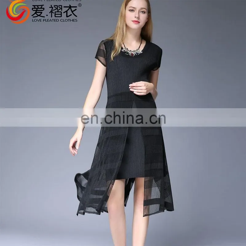 New arrival Autumn Winter warm women short skirts lace dress in solid color