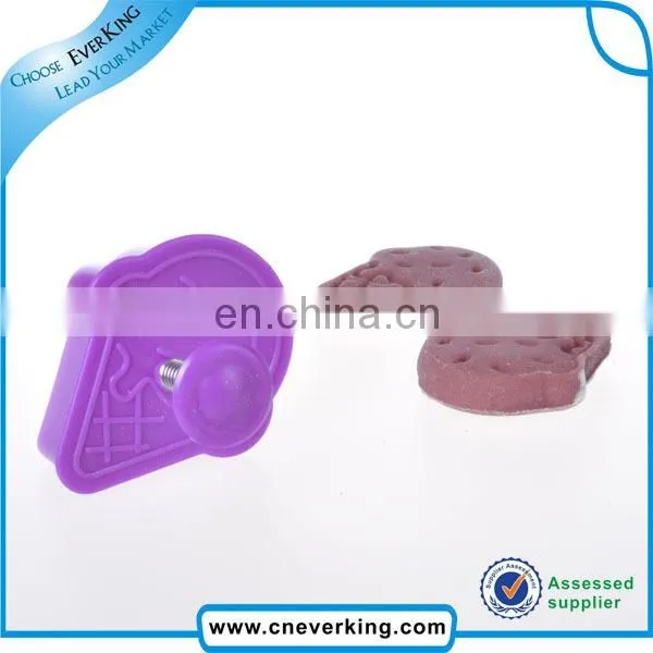 newest plastic ice cream cookie cutter