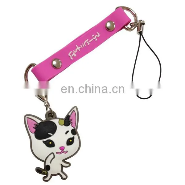 2016 Fashionanle cute Custom 3D design Soft PVC Keychain