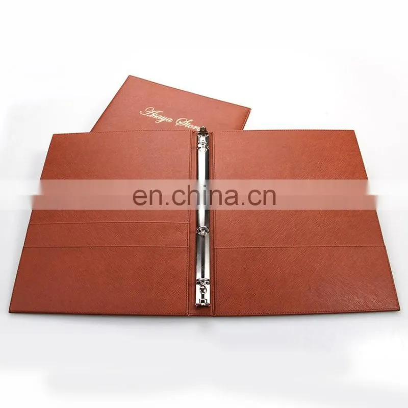 Bestselling Manufacture Price A5 Leather Bound Folder Organizer