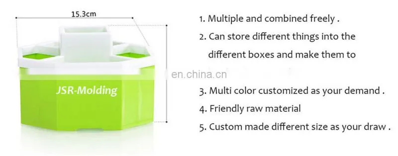 Dongguan plastic product factory to design your own brand office supplies with low price for pen stand , plastic pen container