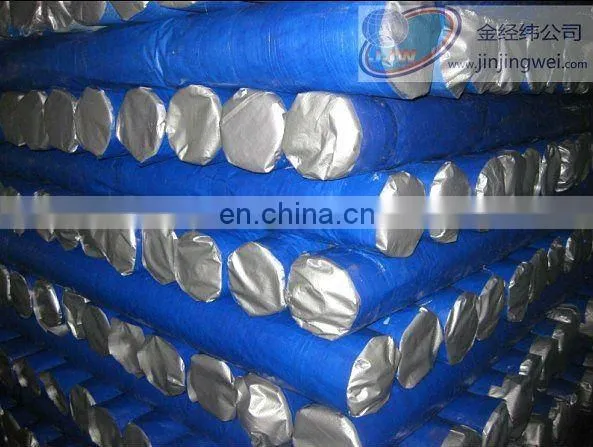 pe tarpaulin blue/silver awning tarpaulin in roll