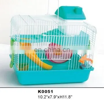 Wholesale Factory Luxury Custom Fold Cheap Plastic Metal Acrylic Hamster Cage For Sale