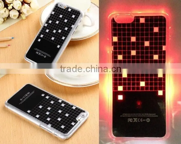 mobile phone shell, colorful LED protective sleeve, flash shell