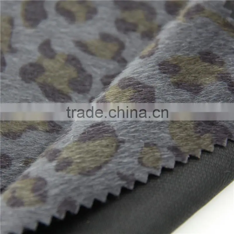 tricot upholstery flock printing textile