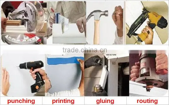 40MM White high Density pvc foam board with fire retardant for thickness