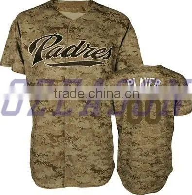 Long Sleeve Baseball T Shirt,Custom Sublimatio Camo Baseball Jerseys