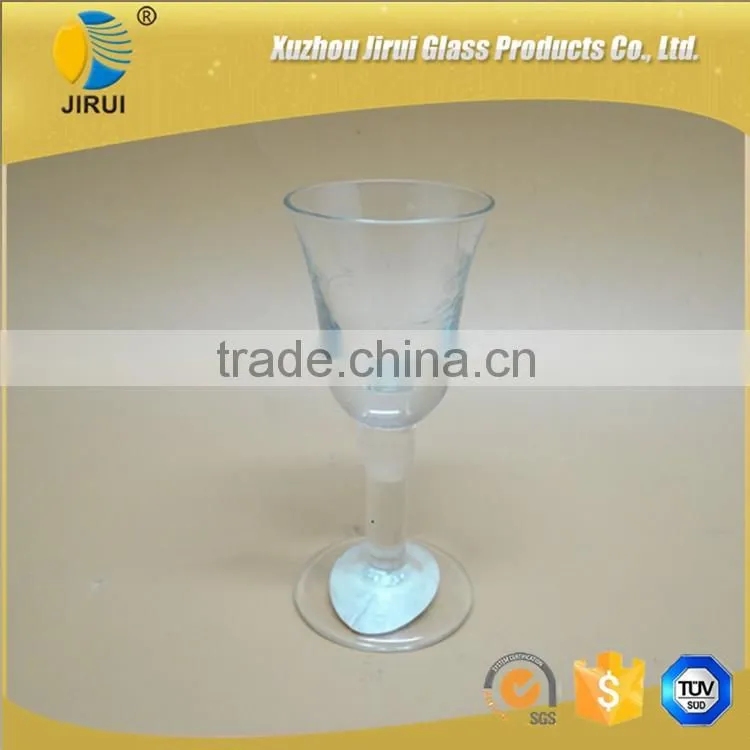 10ml clear small glass wine cup with high quality
