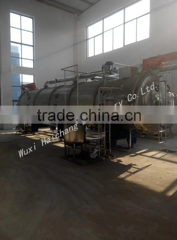 Belt vacuum powder continuous dryer for food additive