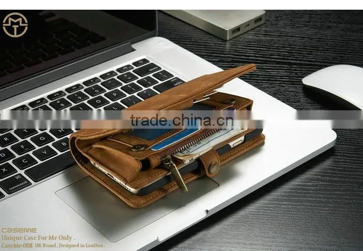 iCase manufacturer wholesale custom design wallet leather cell phone case for iphone 6s plus