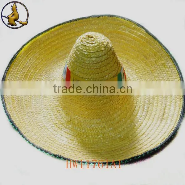 Rainbow Color Sombrero Mexican Straw Hat Party Supply