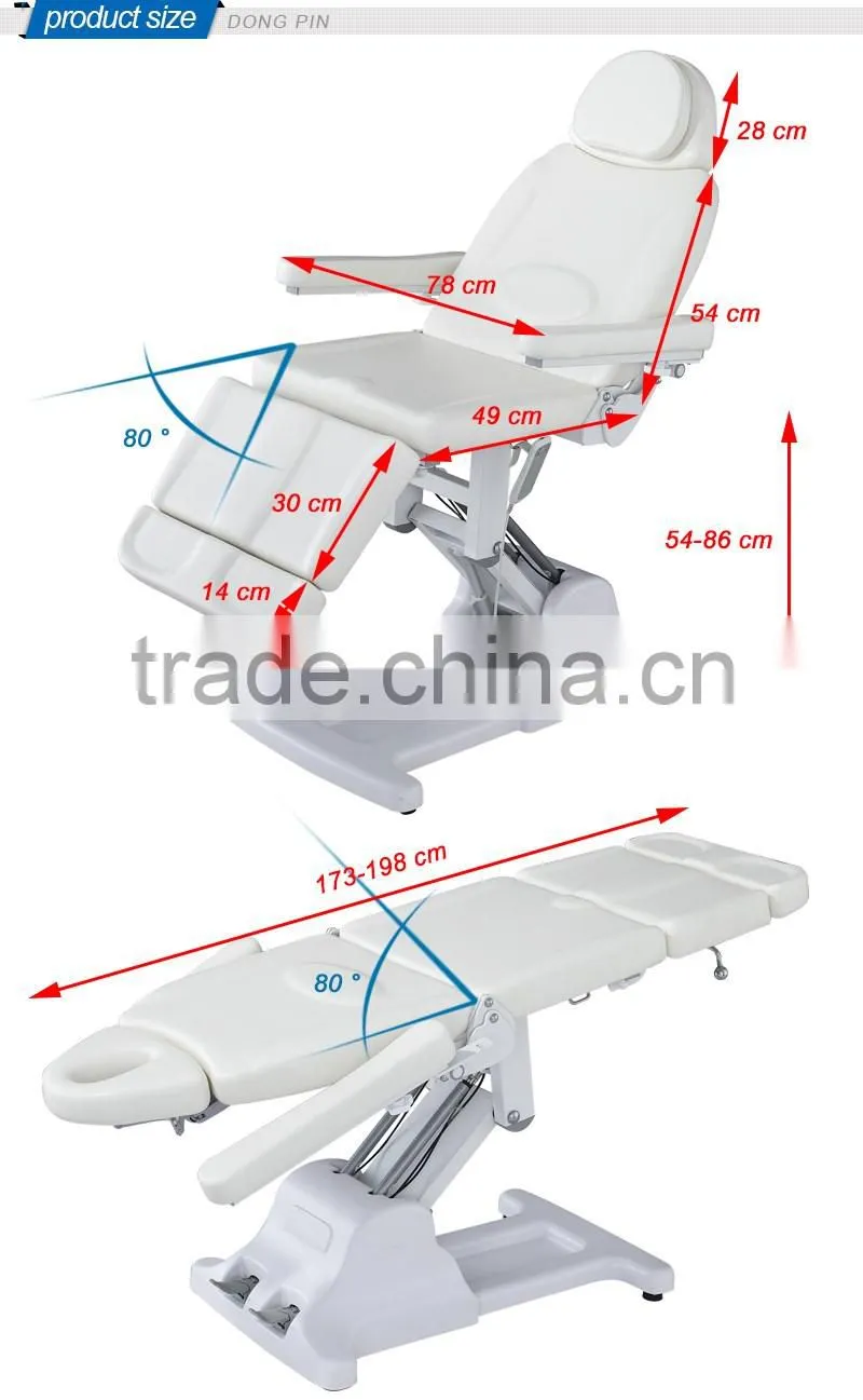 spa salon beauty equipment medical chair bed