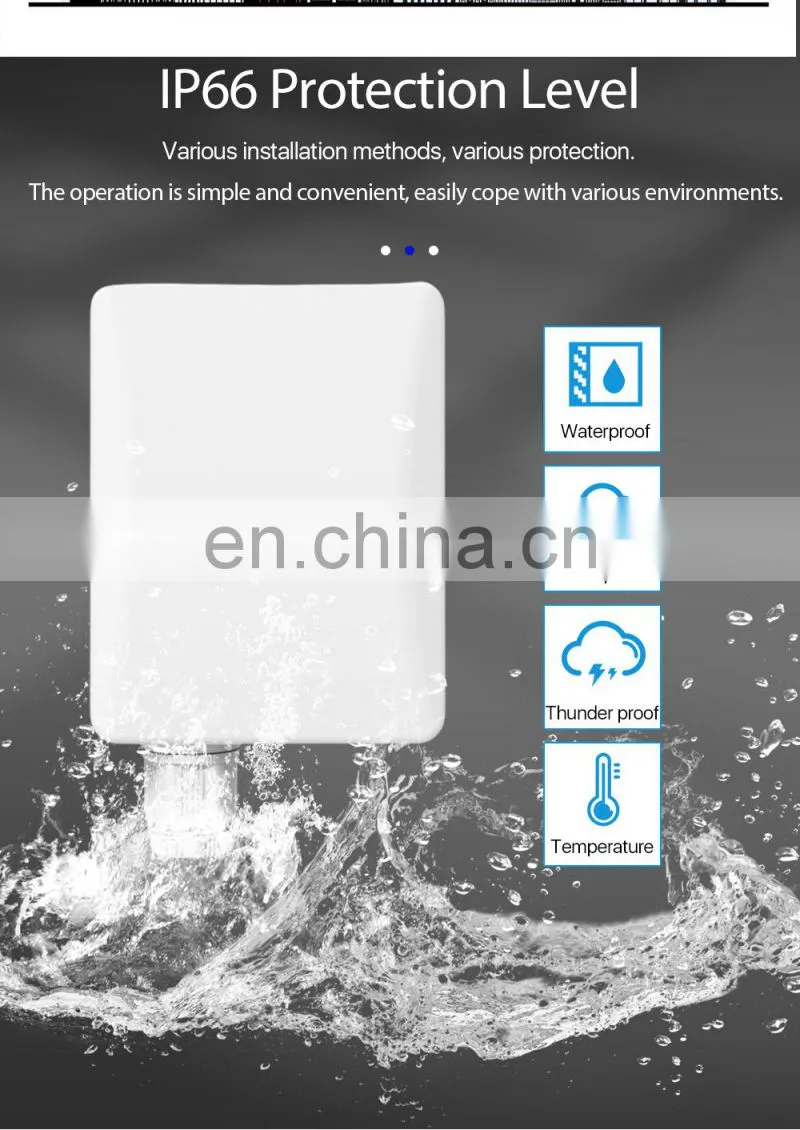 ALLINGE MDZ3640 5.8Ghz Point-to-Point Outdoor Network Wireless Bridge 5km Long Range Outdoor CPE