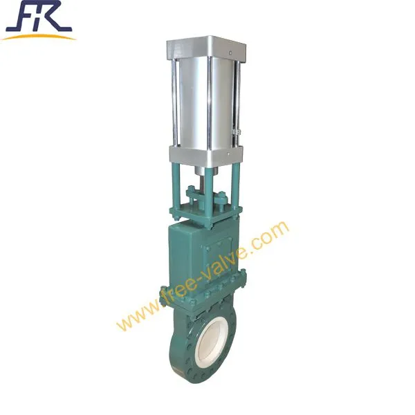 Split type ceramic lined knife gate vsalve 5093