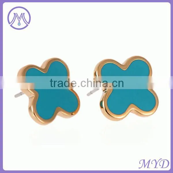 Hot sale enamel stud earrings