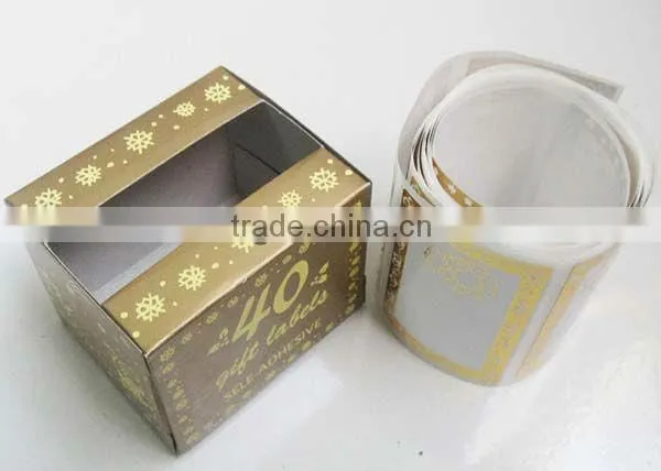 Christmas sticker tag