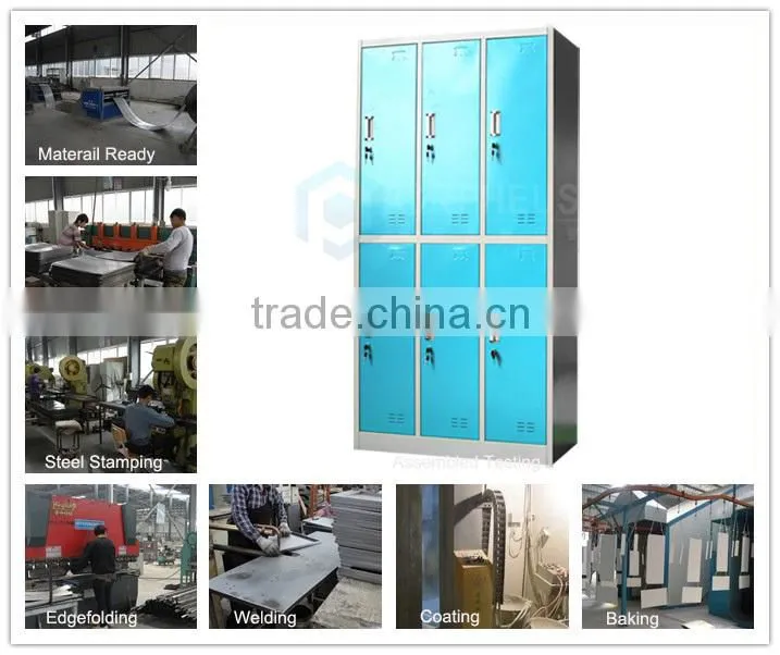 metal sports locker school furniture steel clothes cabinet