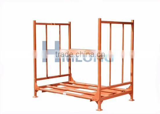 Warehouse folding metal truck spare tire rack
