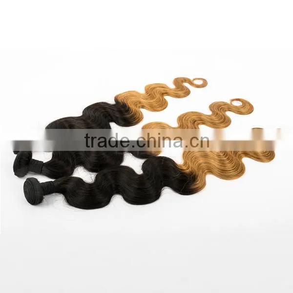 Body wave ombre color 30 inch remy human hair weft ethiopian virgin hair 7a brazilian unprocessed virgin hair