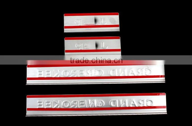 4x4 Auto Accessoires Stainless steel door sills scuff plate door sill plate For Grand cherokee 2011-2014