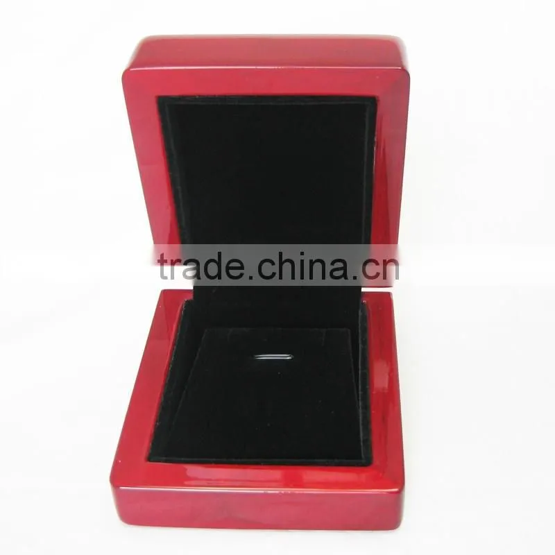 W1480P Whosale Pendant Jewelry Wooden Box High Glossy With Velvet lined