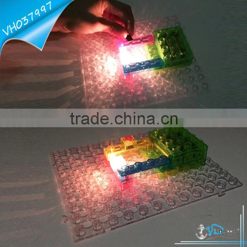New Educational Plastic Circuit Building Blocks Toys